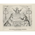 thumbnail image 1 of Print: Grand Centennial Wedding: Of Uncle Sam And Liberty, 1876, 1 of 4