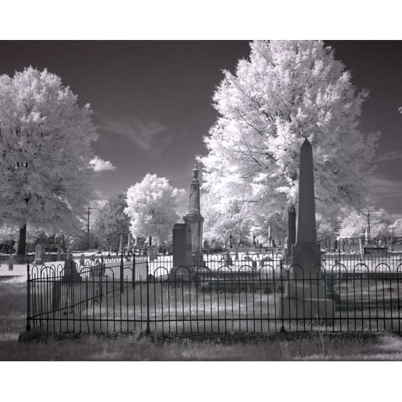 Print: Greenwood Cemetery Is The Original Cemetery In Tuscaloosa, Alabama