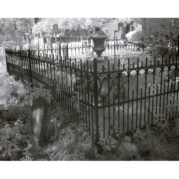 Print: Greenwood Cemetery Is The Original Cemetery In Tuscaloosa, Alabama