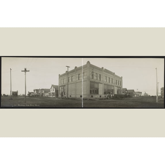 Print: Greetings From Gary, Minn., 1908