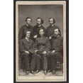 thumbnail image 1 of Print: Group Of Six Men, One In Union Uniform, 1864, 1 of 4