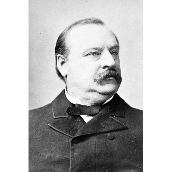 Print: Grover Cleveland, Head-And-Shoulders Portrait, Facing Right, 1888