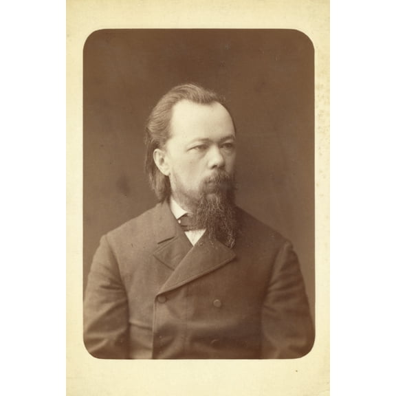 Print: Half-Length Portrait Of Man, Facing Right, circa 1880