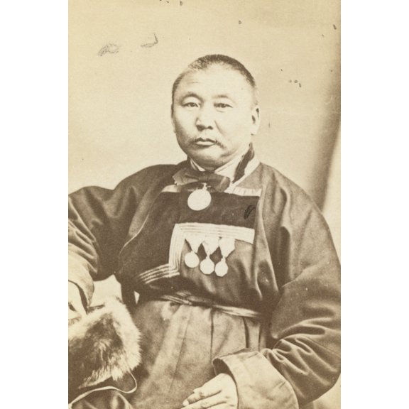 Print: Half-Length Portrait Of Man, Seated, Facing Slightly Left, circa