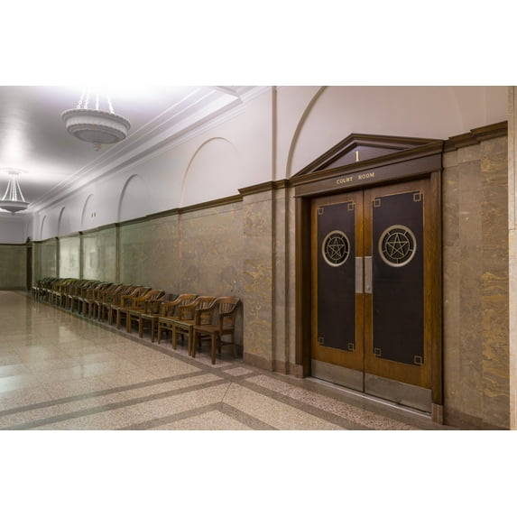 Print: Hallway. The Jack Brooks Federal Building In Beaumont, Texas, 2013