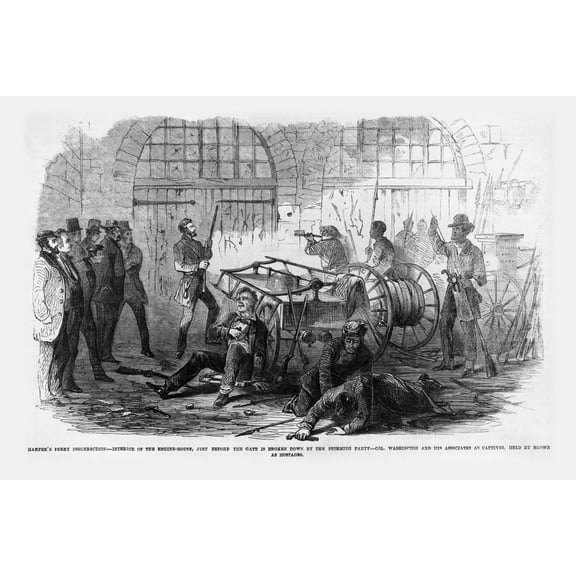 Print: Harper's Ferry Insurrection, 1859