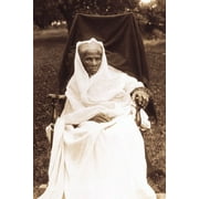 Print: Harriet Tubman, Full-Length Portrait, Seated In Chair, Facing