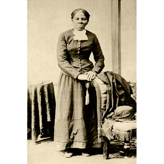 Print: Harriet Tubman, Full-Length Portrait, circa 1871