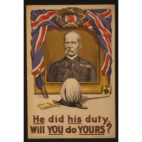 Print: He Did His Duty. Will You Do Yours?, 1916