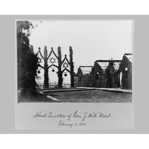 Print: Head Quarters Of Gen. J.H.H. Ward, February 17, 1864