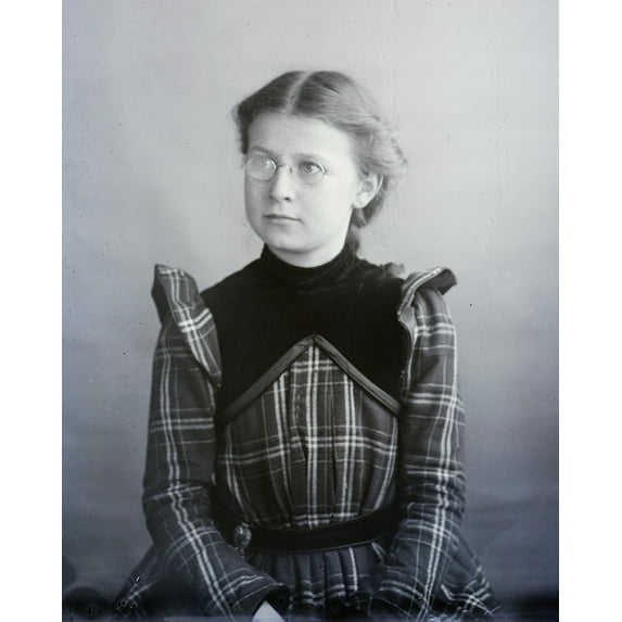 Print: Helen Wright, Age 12, Niece Of The Wright Brothers, Daughter Of