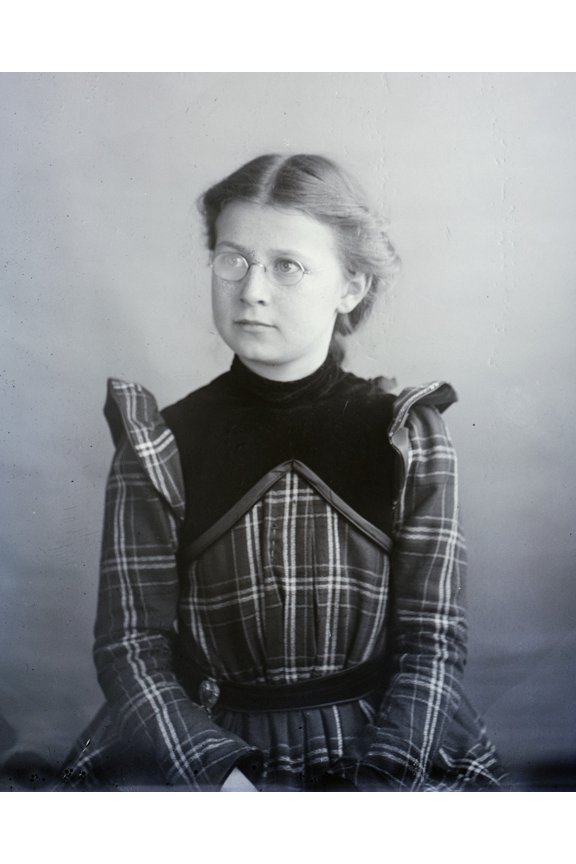 Print: Helen Wright, Age 12, Niece Of The Wright Brothers, Daughter Of