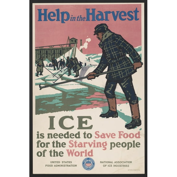 Print: Help In The Harvest Ice Is Needed To Save Food For The Starving