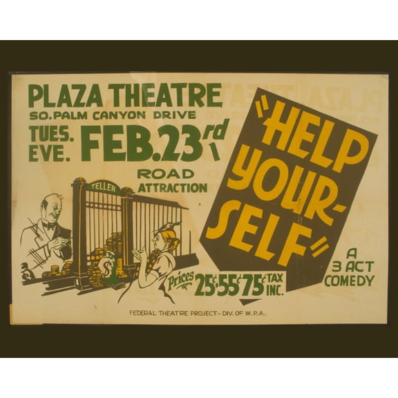 Print: Help Your-Self A 3 Act Comedy., 1937