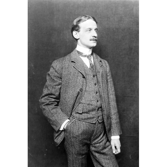 Print: Henry Merwin Shrady, Three-Quarter Length Portrait, Standing