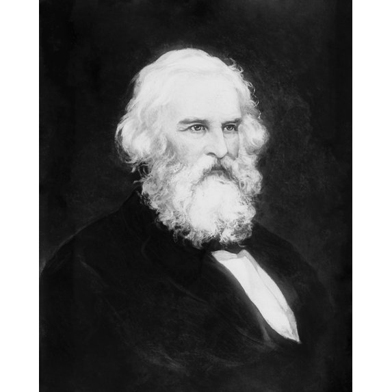 Print: Henry W. Longfellow, Head And Shoulders Portrait