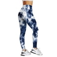 thumbnail image 1 of Print High Waist Pants For Womens Leggings Tights Compression Yoga Running Fitness High Waist Leggings Navy M, 1 of 5