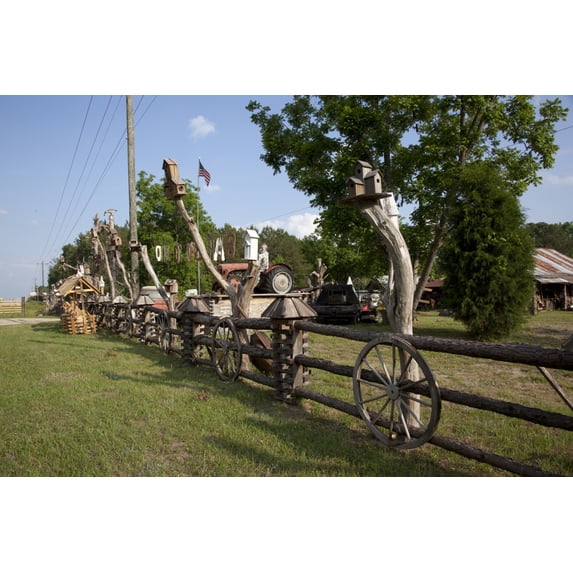 Print: Hillbilly Mall, Tuskegee, Alabama, 2010