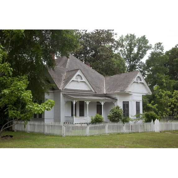 Print: Historic Building In Monroe County, Alabama, 2010