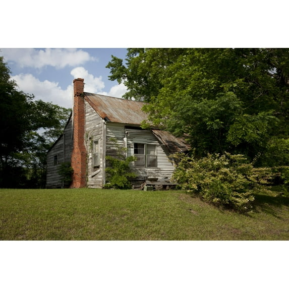 Print: Historic Building In Rural Alabama, 2010