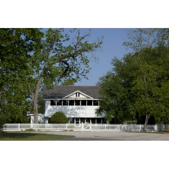 Print: Historic Buildings In Perdue Hill, Alabama, 2010