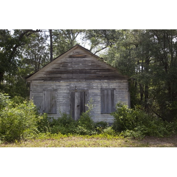 Print: Historic Buildings In Stockton, Alabama, 2010
