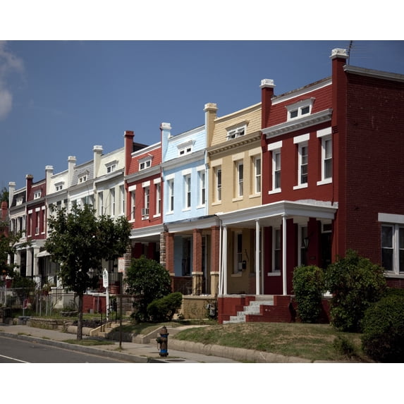 Print: Historic Houses, North Capitol St., Washington, D.C., 2010