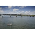 thumbnail image 1 of Print: Historic O'neal Bridge On The Tennessee River In Florence, Alabama, 1 of 4