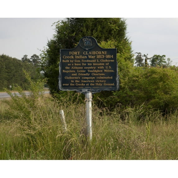 Print: Historic Sign, Claiborne, Alabama, 2010