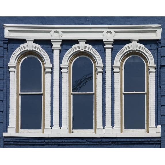 Print: Historic Window Detail, Port Huron, Michigan, 2008