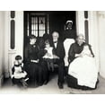 thumbnail image 1 of Print: Home Of Jefferson Davis, Three Generations, 1884, 1 of 4