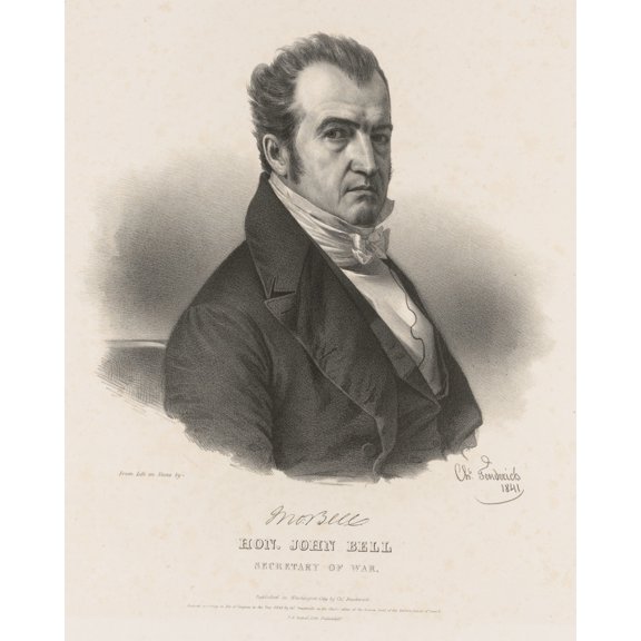 Print: Hon. John Bell, Secretary Of War