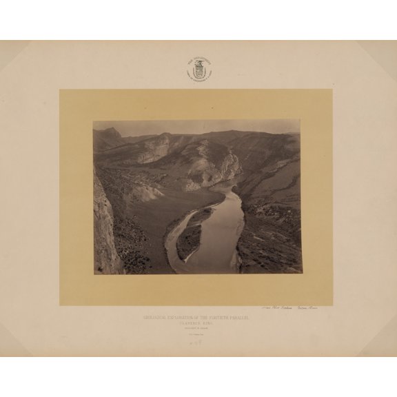 Print: Horse Shoe Canon, Green River, 1872