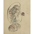 thumbnail image 1 of Print: Hotei, The God Of Good Fortune, One Of The Seven Lucky Gods, Facing, 1 of 4