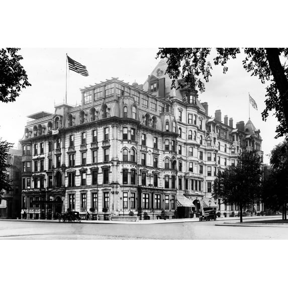 Print: Hotel Vendome, Boston, Mass., 1921
