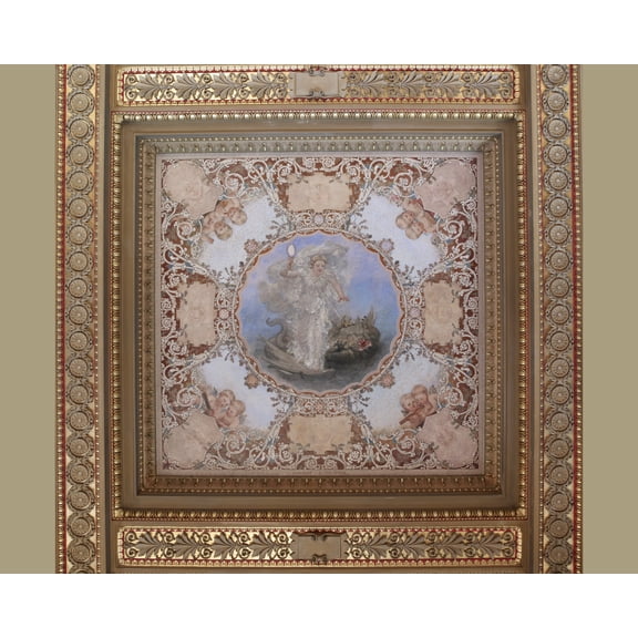 Print: House Members Room. Light Of Truth (Blue) Panel In The Spectrum Of