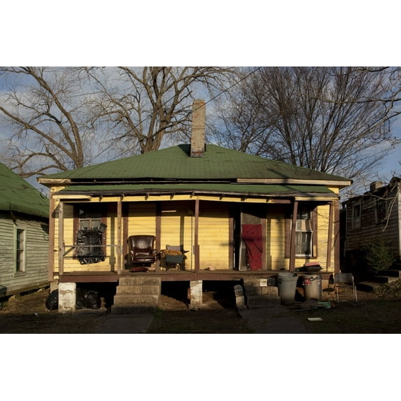 Print: Houses That Will Soon Be Gone Located At 5th And 3rd Avenue