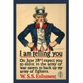 thumbnail image 1 of Print: I Am Telling You--On June 28th I Expect You To Enlist In The Army, 1 of 4