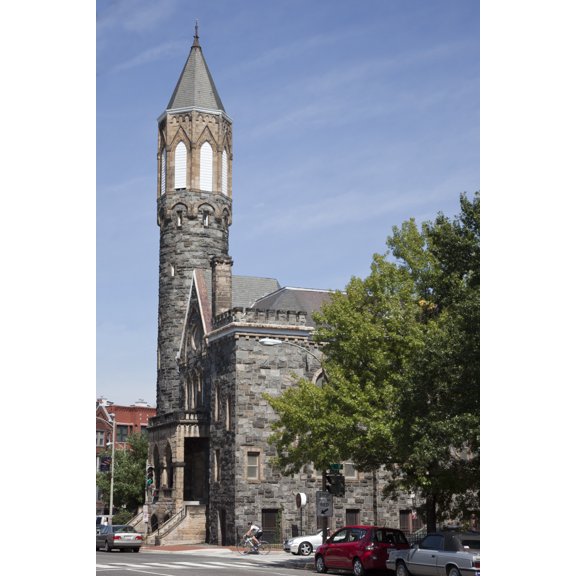 Print: Imani Temple On Capitol Hill, 6th St. Near Intersection With C St.