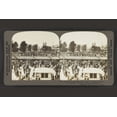 thumbnail image 1 of Print: Immense Crowds Passing Through The Lindell Entrance, St. Louis Day, 1 of 4
