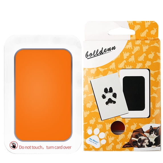 Print Ink Pad Dog Nose Print Kit Cat Print Stamp | Dogs Cats Easy Clean Up Pawprint Printing Kit Keepsake Pawprint Kit Pad for Impressions Desktop Ornament Happy Day!