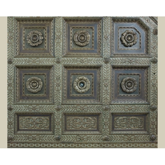 Print: Interior Ceiling Detail, United States Commerce Building
