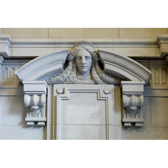Print: Interior Detail, Federal Building And U.S. Courthouse, Providence