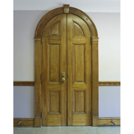 Print: Interior Door, Robert C. Mcewen U.S. Custom House, Ogdensburg, New