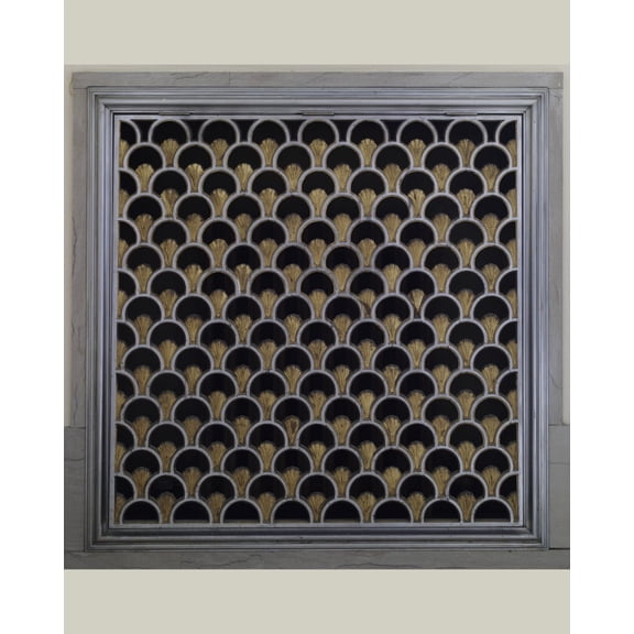 Print: Interior Grill Detail, Federal Building, San Francisco, California