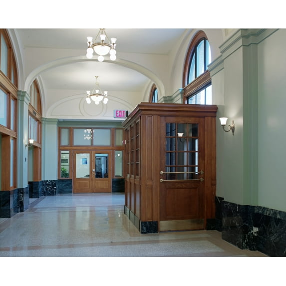 Print: Interior Lobby, Federal Building, Grand Island, Nebraska, 2007