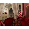 thumbnail image 1 of Print: Interior Of The Box At Ford's Theatre Where Abraham Lincoln Was, 1 of 4