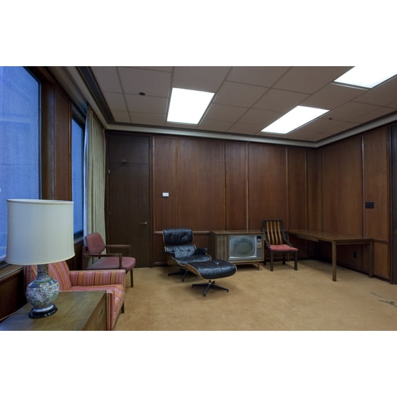 Print: Interior View Of The Lbj Suite Of Offices, J.J. Pickle Federal