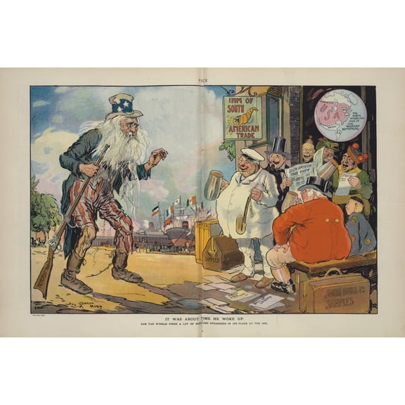 Print: It Was About Time He Woke Up, 1911