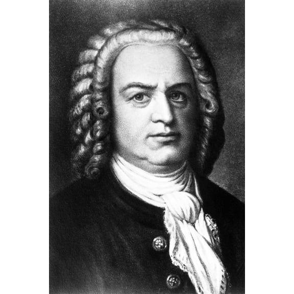 Print: J.S. Bach, circa 1915